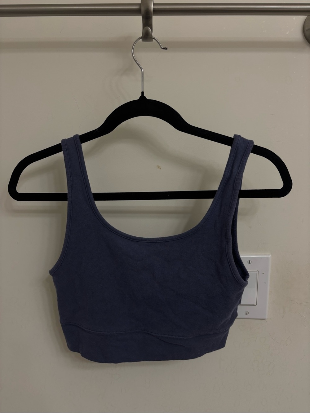 American Eagle Outfitters Navy Scoop Crop Tank